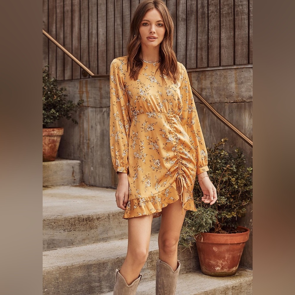 Saltwater LUXE golden mini dress